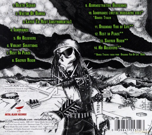 Sacred Reich: Ignorance (digipack) [CD]
