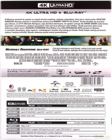 Szybcy i wściekli 6 [Blu-Ray 4K]+[Blu-Ray]