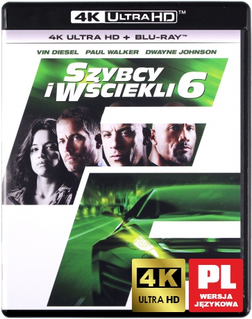 Szybcy i wściekli 6 [Blu-Ray 4K]+[Blu-Ray]