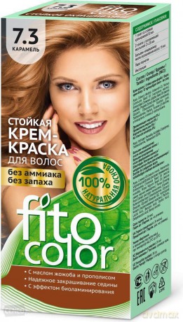 Fitocosmetics Fitocolor Farba-krem do włosów nr 7.3 karmel