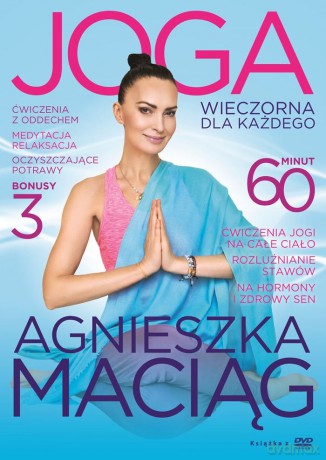 Agnieszka Maciąg: Joga wieczorna dla każdego (booklet) [DVD]