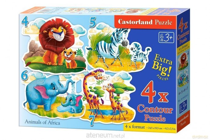 CASTOR x 4 - Zwierzęta Afryki [PUZZLE]