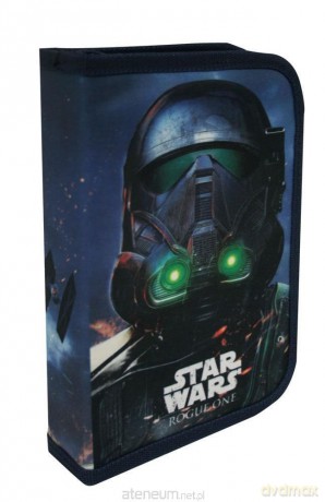 Piórnik 1 suwak z wyposażeniem Star Wars Rou (Gwiezdne Wojny)