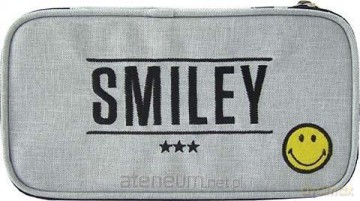 Piórnik owalny kompaktowy Smiley