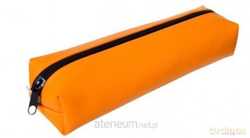 Piórnik PA402 ekoskóra pomarańczowy