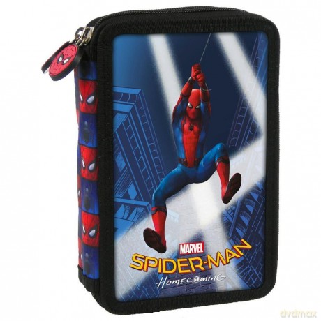 Piórnik z wyposażeniem 2-komorowy Spider-Man Homecoming 10