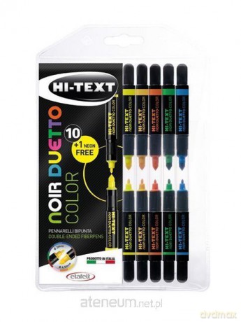 Pisaki Noir Duetto color 10+1 Fluo