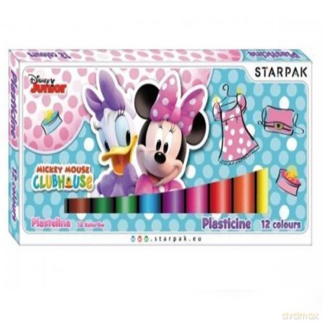 Plastelina 12 kolorów Minnie