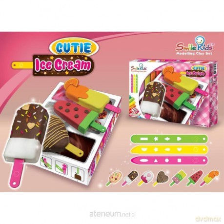 Plastelina 180 g 10 foremek Lody