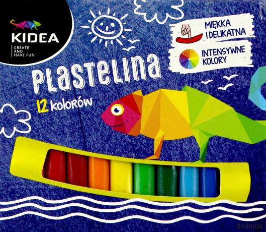 Plastelina mała 12 kolory