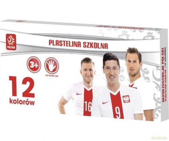 Plastelina szkolna 12 kolorów