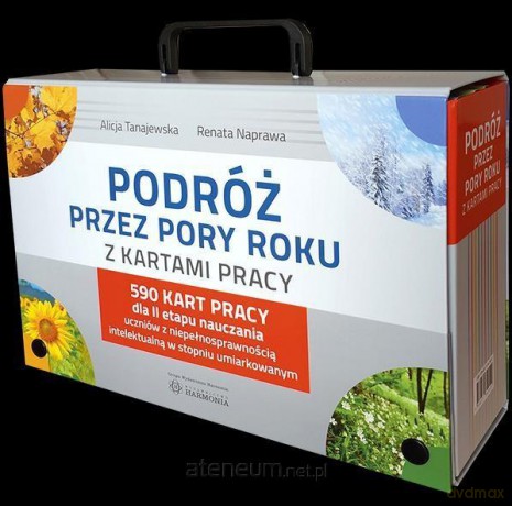 Podróż przez pory roku z kartami pracy [KSIĄŻKA]