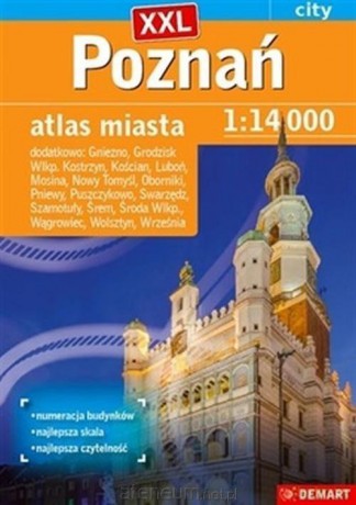 Poznań plus 17 XXL atlas miasta [KSIĄŻKA]