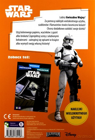Przyklejam, dekoruję, projektuję 2 Świat Anakina [KSIĄŻKA]