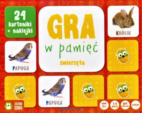 Rosnę i poznaję. Gram w pamięć. Zwierzęta [GRA]