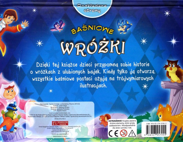 Rozkładane strony. Baśniowe wróżki [KSIĄŻKA]