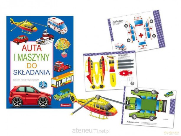 Składanka B4/8K Karton Auta 3D