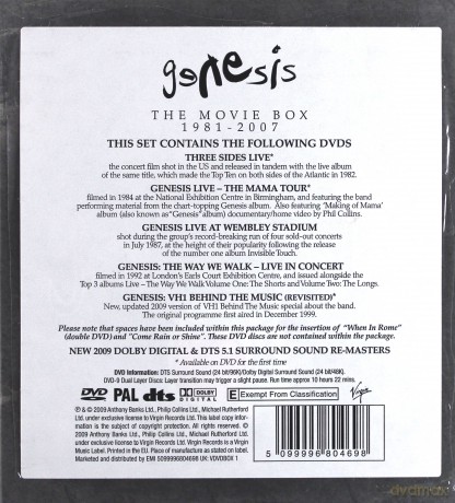 Genesis: The Movie Box 1981-2007 [5DVD]