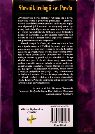 Słownik teologii św. Pawła [KSIĄŻKA]