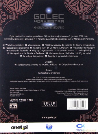 Golec Uorkiestra: Koncert Kolęd I Pastorałek (digipack) [DVD]
