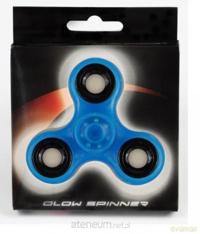 Spinner glow- świecący niebieski