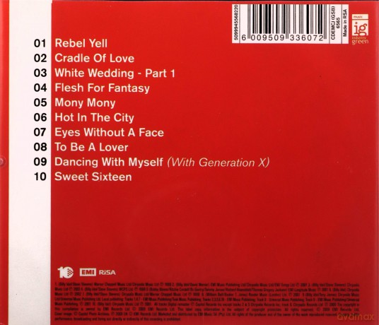 Billy Idol: 10 Greatest Songs (ecopack) [CD]