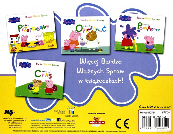Świnka Peppa. Bardzo Ważne - Sprzątam Swój Pokój [KSIĄŻKA]