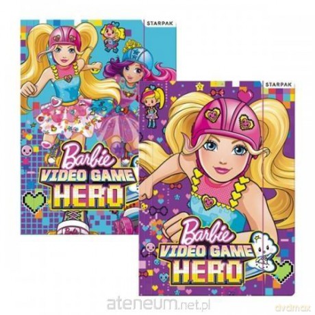 Teczka z gumką A4 Barbie Video Games