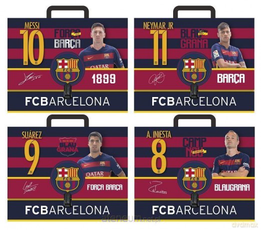 Teczka z rączką A4 twarda FC Barcelona 5