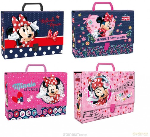 Teczka z rączką gruba Minnie