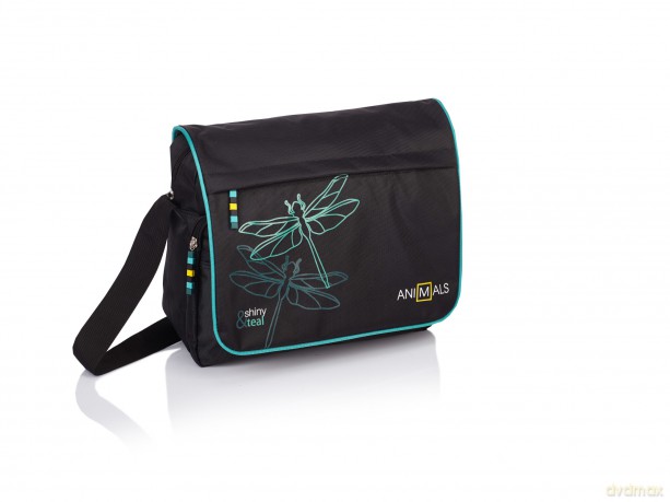 Torba na ramię AN-19 Animals 2 Shiny&Teal