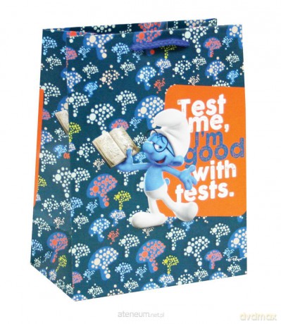 Torba prezentowa mała Smurfs