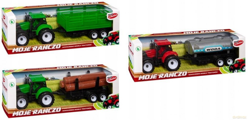 Traktor z dźwiękiem Moje Ranczo 32 cm (wysyłka losowa)