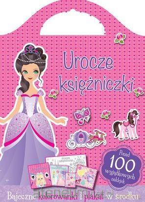 Urocze księżniczki. Fantazyjne kolorowanki [KSIĄŻKA]