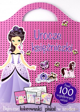 Urocze księżniczki. Fantazyjne kolorowanki [KSIĄŻKA]