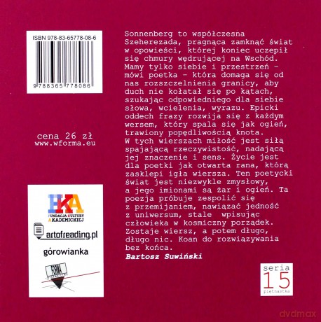 Wiersze dla jednego człowieka - Ewa Sonnenberg [KSIĄŻKA]