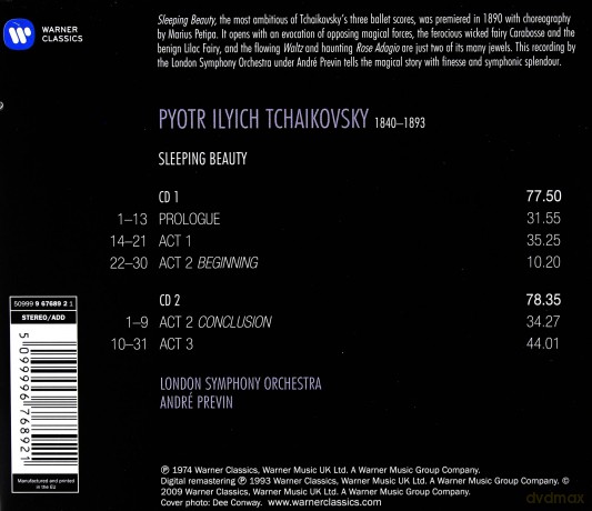 Andre Previn: Ballet Edition Sleeping Beauty (Śpiąca królewna) [2CD]