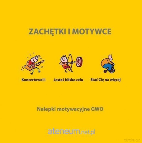 Zachętki i motywce ogólne - 192 naklejki