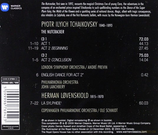 Andre Previn: Ballet Edition The Nutcracker The Season (Dziadek do orzechów) [2CD]