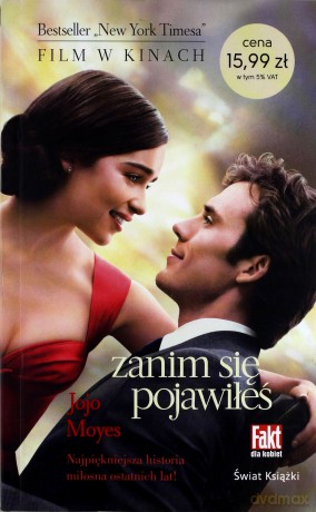 Zanim się pojawiłeś okł. Filmowa - Jojo Moyes [KSIĄŻKA]