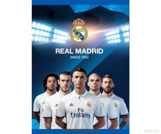 Zeszyt A5/32K linia kolor Real Madrid 3 (10 szt)