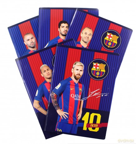Zeszyt A5/60k linia FC Barcelona 5 (10 szt)