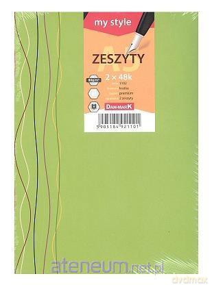 Zeszyty 2x A5/48K kratka 1102 My style