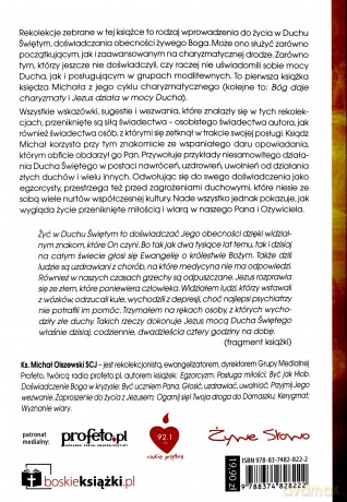 Żyć w Duchu świętym. Rekolekcje charyzmatyczne - ks. Michał Olszewski [KSIĄŻKA]