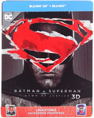 Batman VS Superman: Świt Sprawiedliwości 3-D Futurepack (steelbook) [Blu-Ray 3D]+[Blu-Ray]