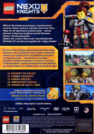 LEGO Nexo Knights część 3 (odcinki 11-15) (Edycja Specjalna z Kartami) [DVD]