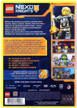 LEGO Nexo Knights część 4 (odcinki 16-20) (Edycja Specjalna z Kartami) [DVD]
