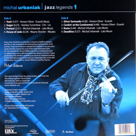 Michał Urbaniak: Jazz Legends cz. 1 [Winyl]
