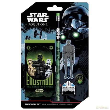 Star Wars Rogue One 5 Piece Stationery Set (Gwiezdne Wojny)