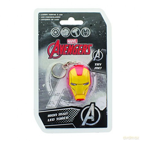 Marvel Iron Man Head Led Torch Brelok